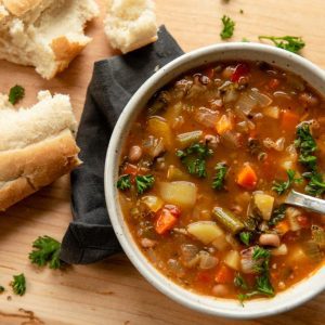 spring minestrone soup