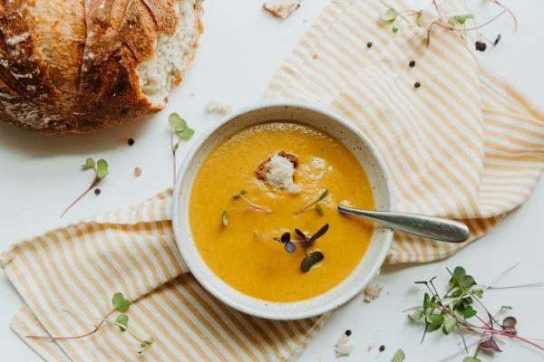 Golden Cauliflower + Turmeric Soup