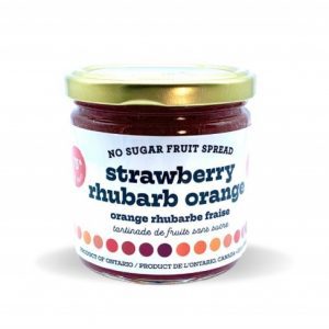Strawberry Rhubarb Orange Sugar Free Jam